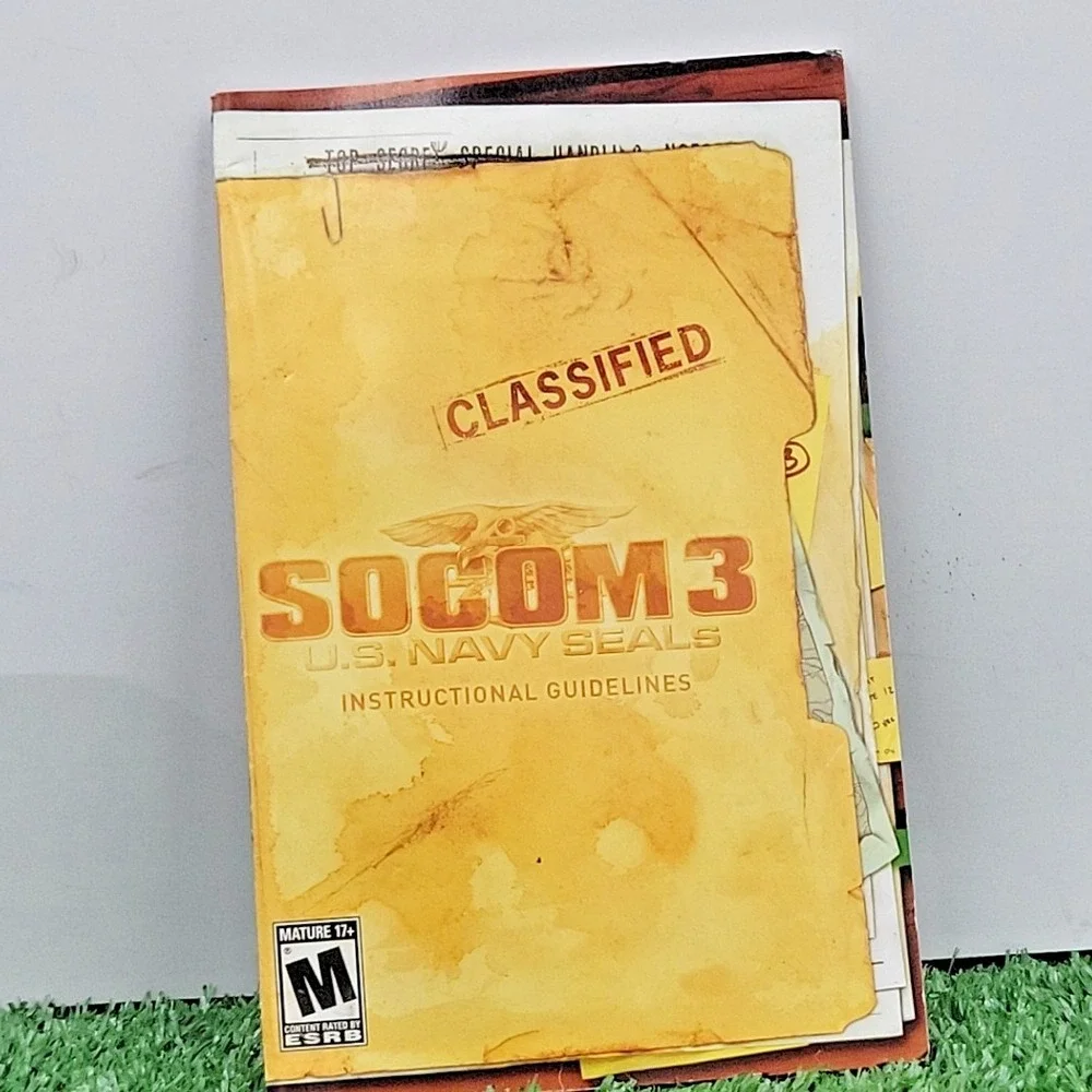 SOCOM 3:‎ U.S. Navy SEALs Video Game for PS2 Sony PlayStation 2 Tested & Working